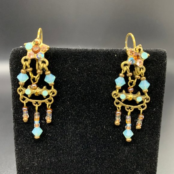 Michal Negrin Jewelry - Michal Negrin Earrings Vintage Bronze